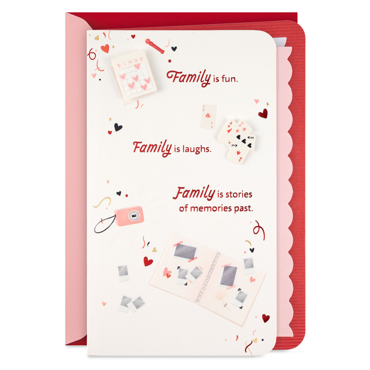 Family's Forever Valentine's Day Card for Relative