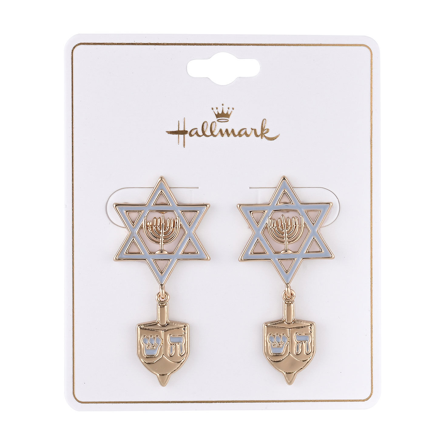 Dreidal Drop Earrings package front image number 4