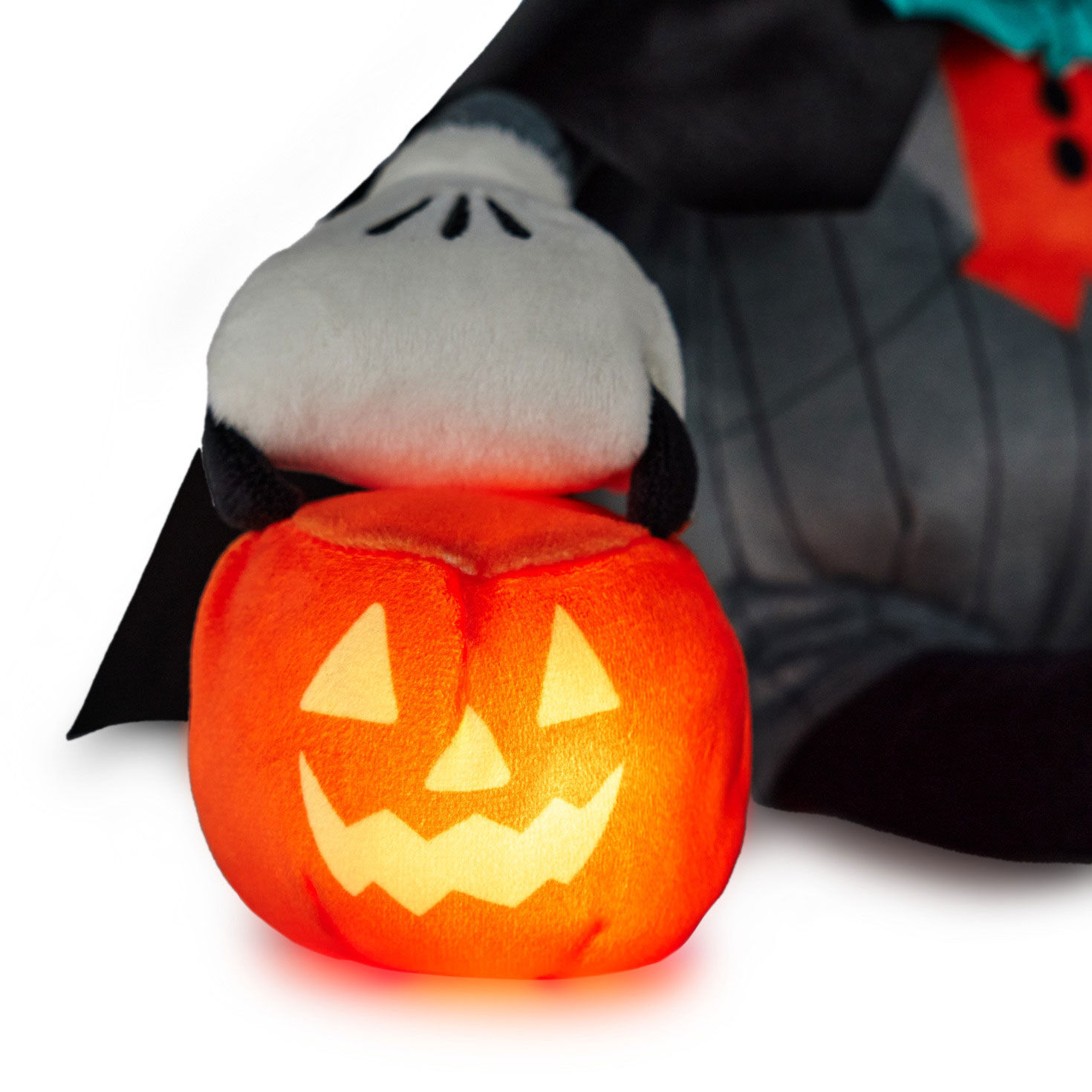 Disney Mickey Mouse Vampire Plush With Light upclose detail image number 5