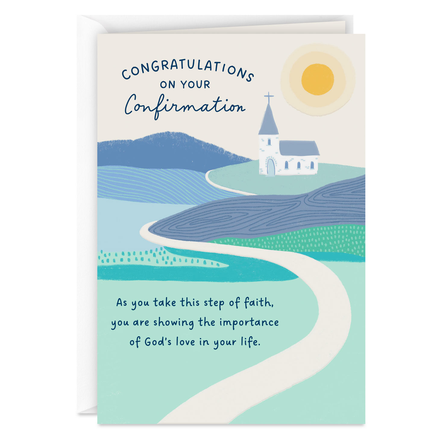 Wishing You Joy as You Trust in His Plans Confirmation Card