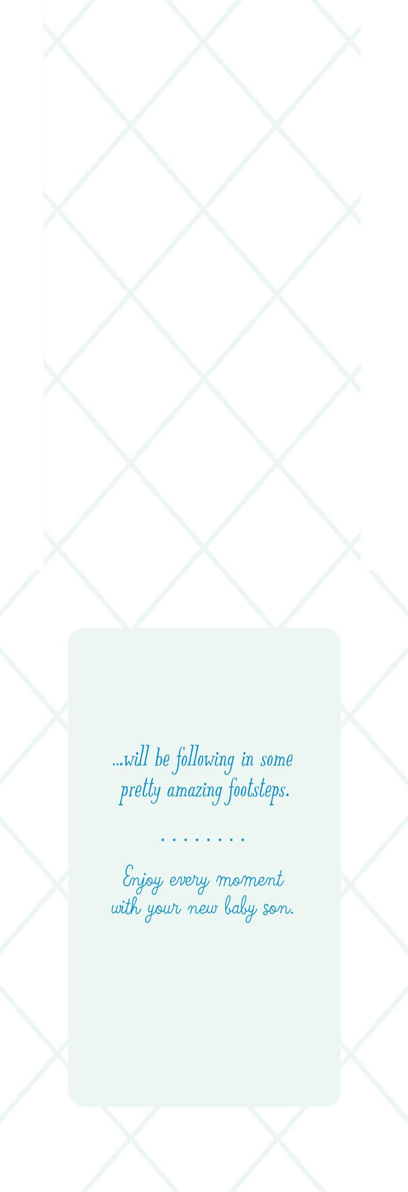 Tiny Sneakers New Baby Boy Card