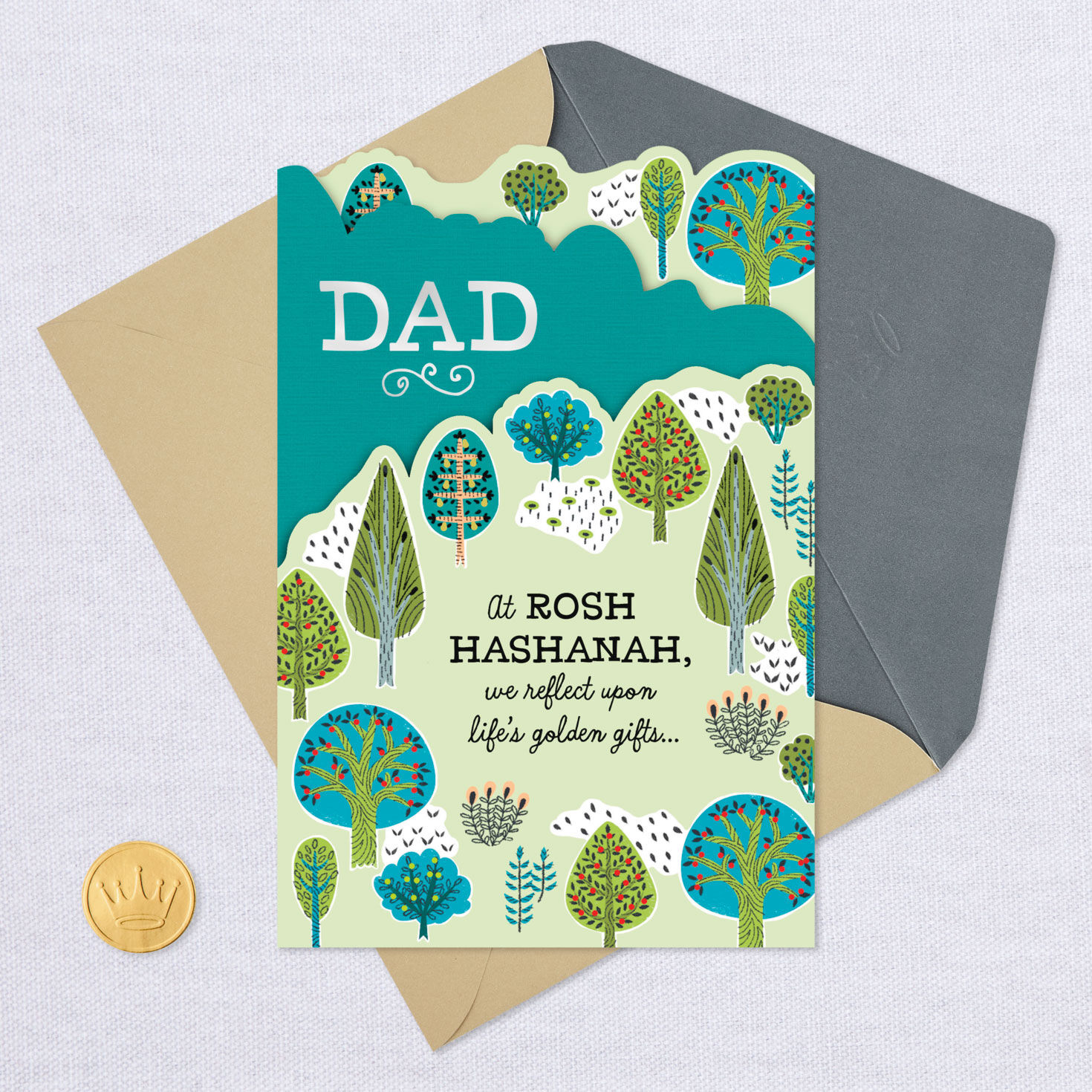 You're Wonderful Rosh Hashanah Card for Dad, , large image number 5