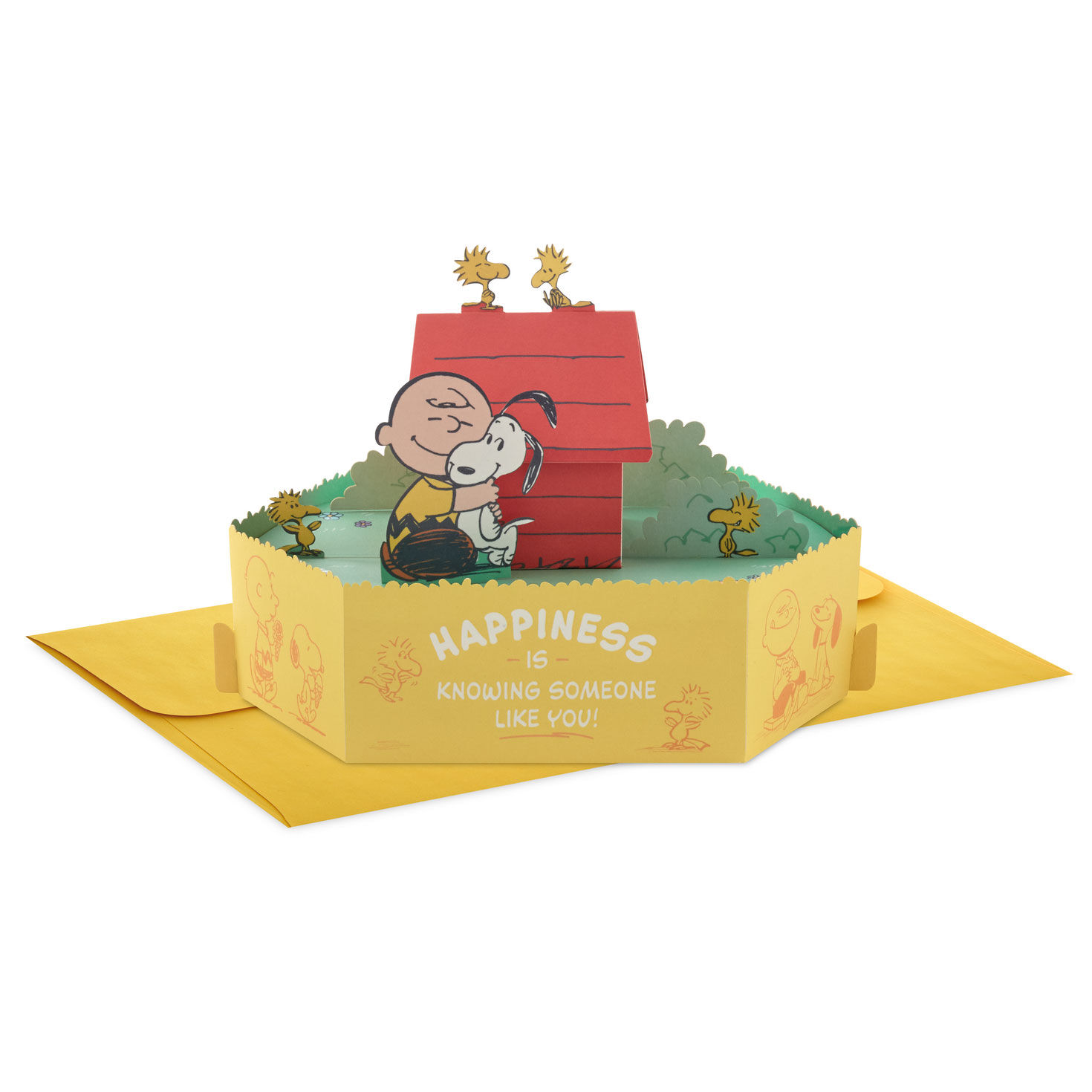 Hallmark ホールマーク スヌーピー「HAPPINESS」 Peanuts® Charlie Brown and Snoopy Happiness Is 3D Pop-Up
