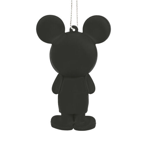 Disney Mickey Mouse Heart Hallmark Ornament, Black, 