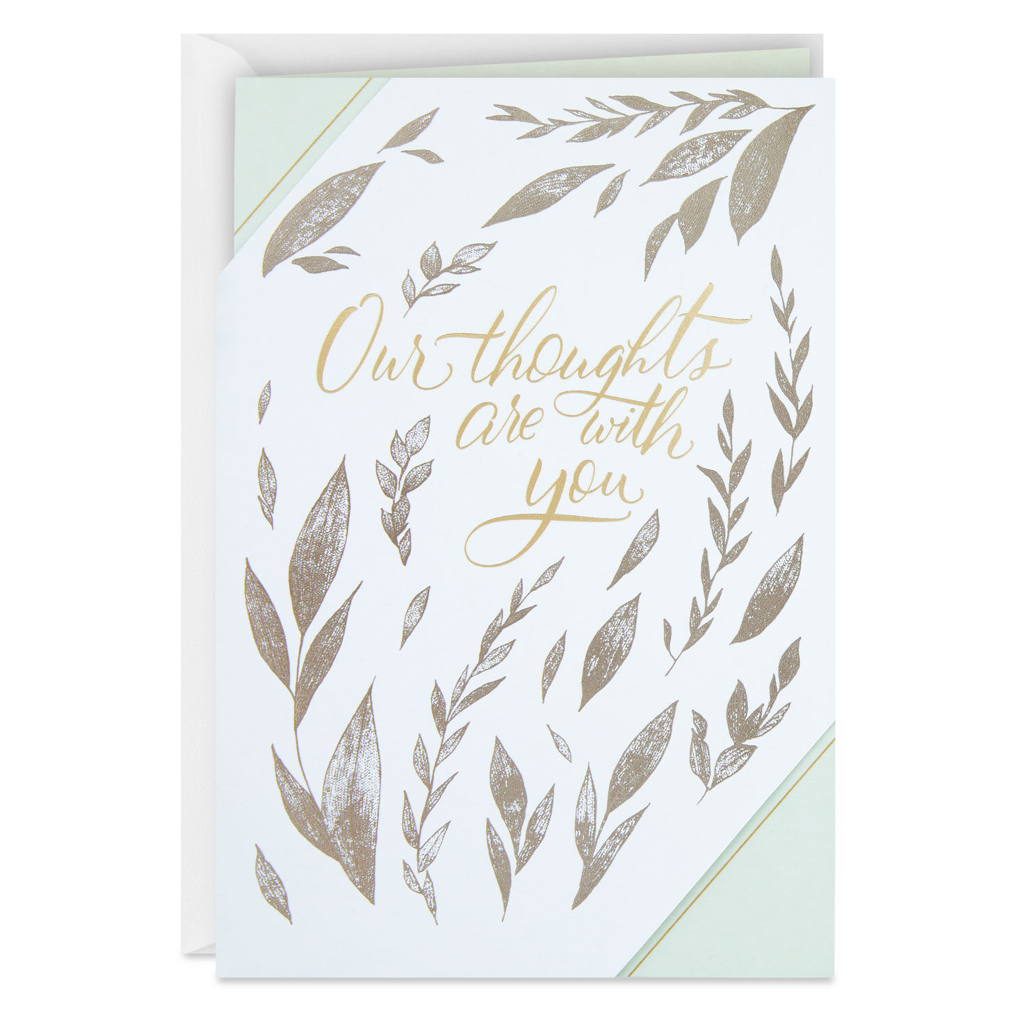 Our Thoughts Are With You Sympathy Card From Us for only USD 5.99 | Hallmark