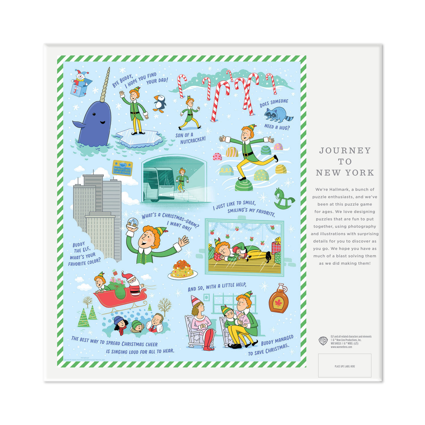 Elf Journey to New York 1000-Piece Jigsaw Puzzle for only USD 26.99 | Hallmark