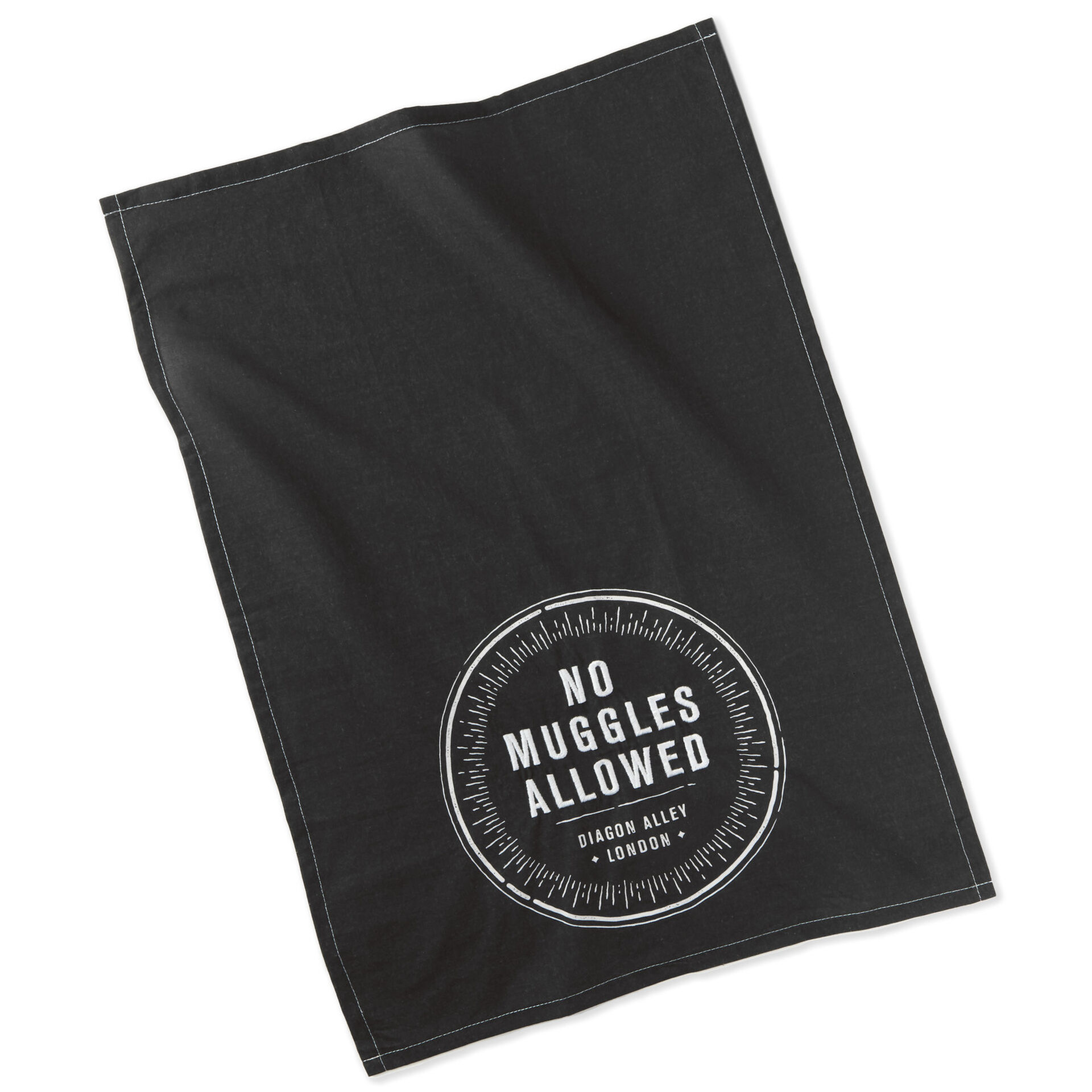 Harry Potter No Muggles Allowed Tea Towel Kitchen Linens Hallmark