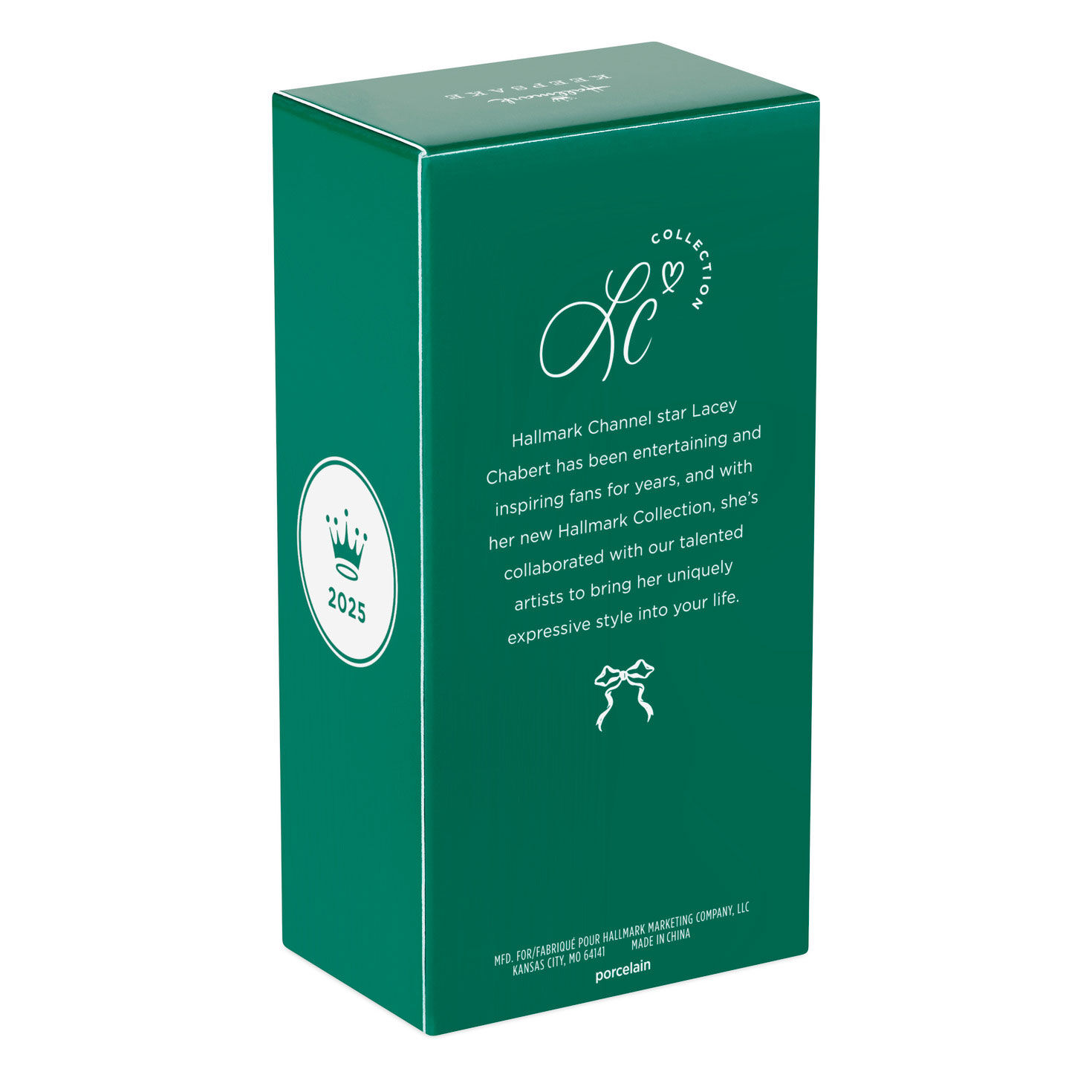 Woman in Red Dress Keepsake Ornament package back image number 8