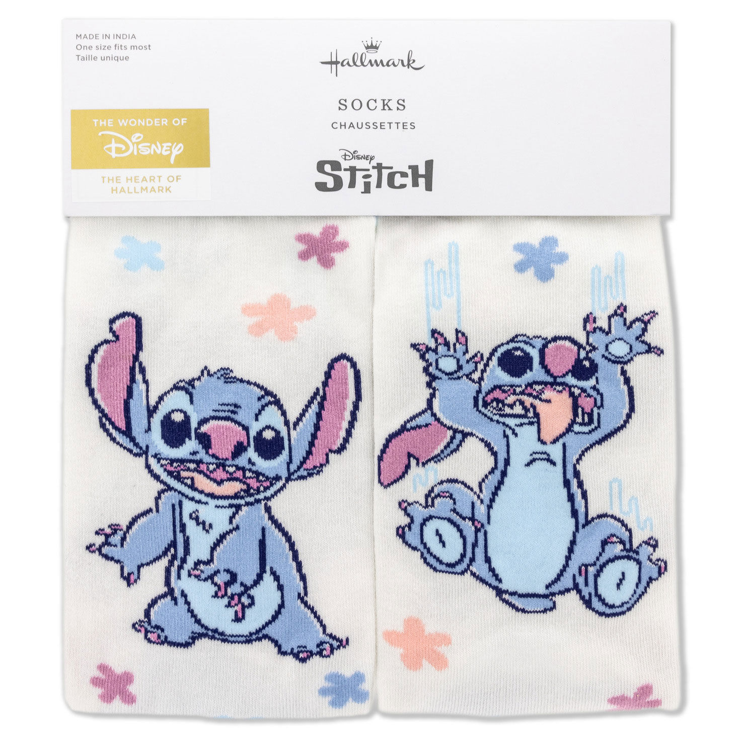 Disney Stitch Novelty Crew Socks package front image number 5