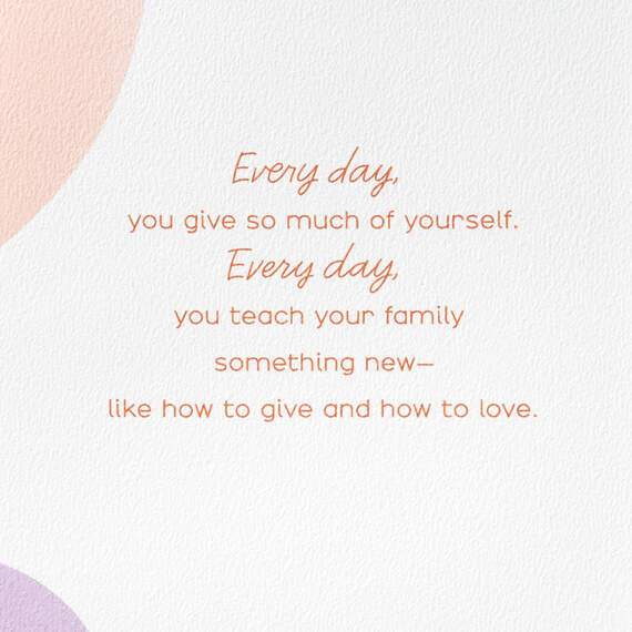 You Fill Each Day With Love Mother's Day Card for Daughter, , large image number 2