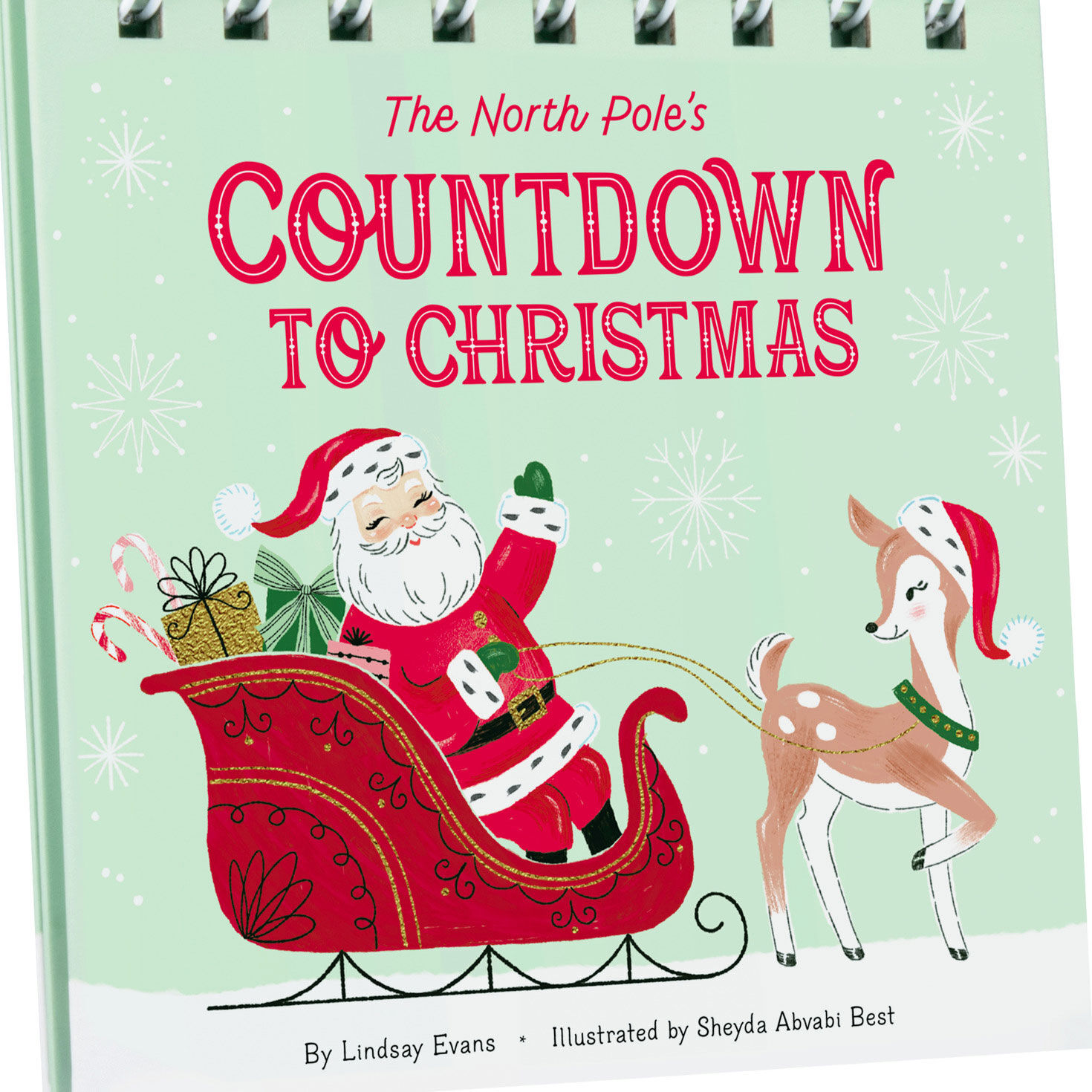 The North Pole's Countdown Book and Ornaments Set closeup view image number 8