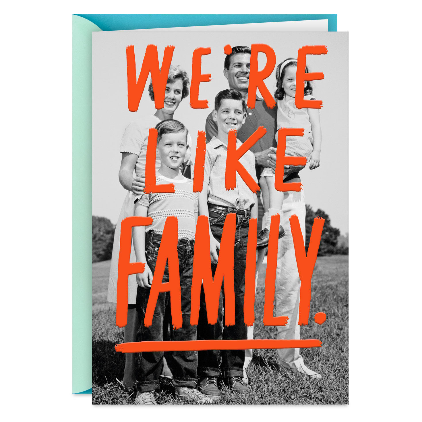 Like Family But Better Funny Friendship Card