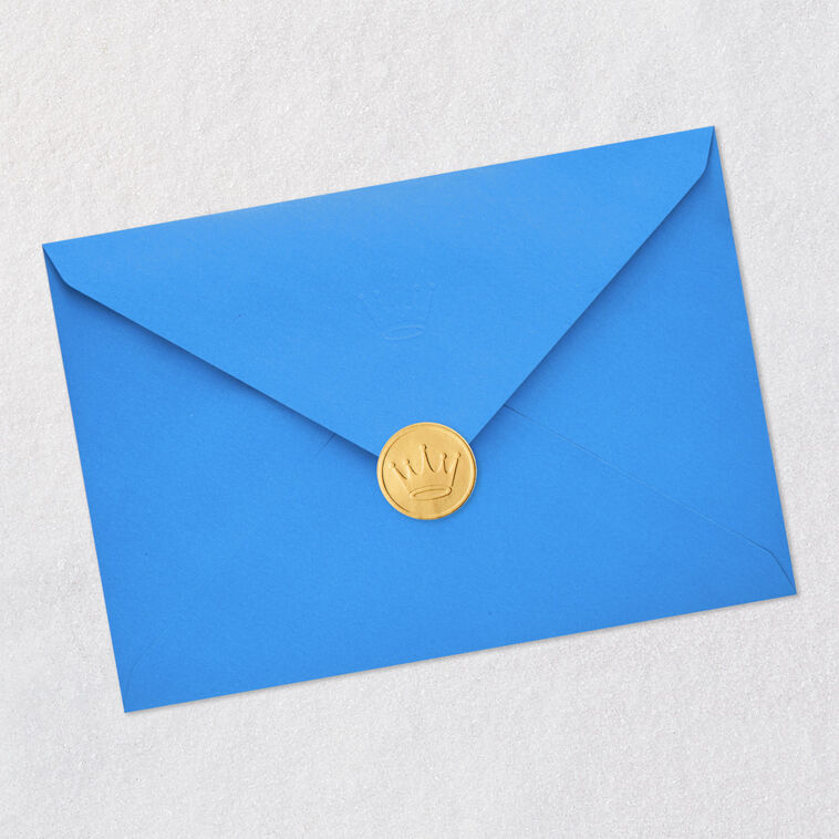 Red and Blue Patterns Veterans Day Card Envelope Back with Seal image number 8