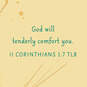 Strength, Peace and Comfort Religious Sympathy Card, , large image number 3