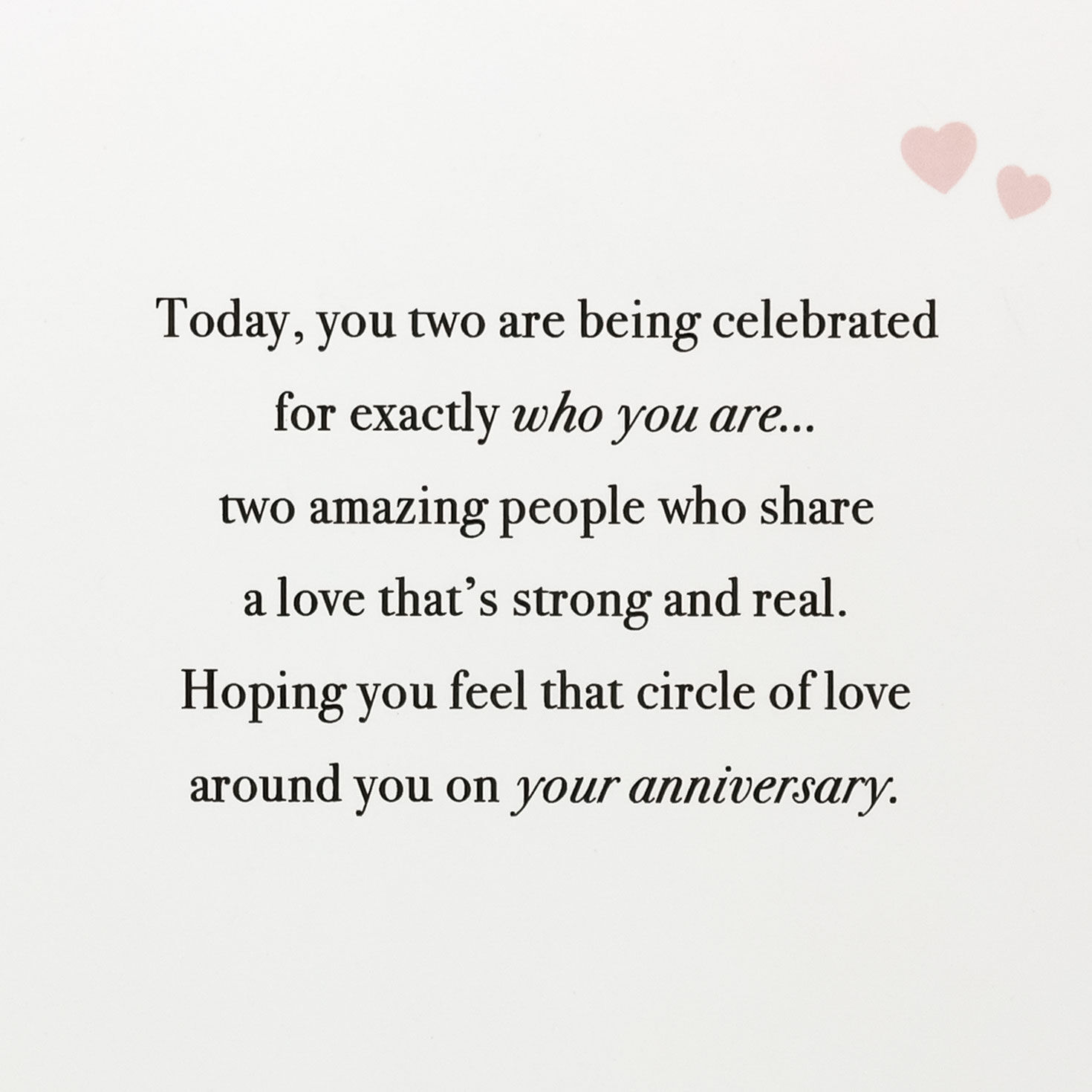 Art Deco Lettering Anniversary Card for Couple Sentiment image number 2