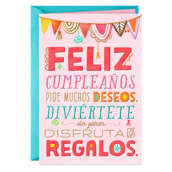 It's Your Day Spanish-Language Birthday Card