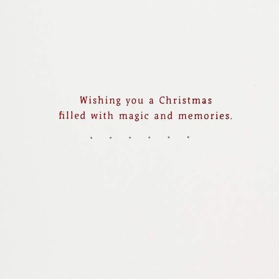 Magic and Memories Santa and Reindeer Christmas Card, , large image number 2