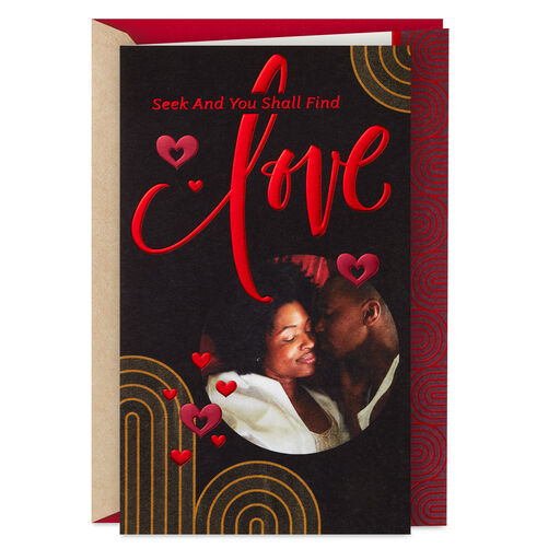 Blessed and True Love Romantic Valentine's Day Card, 