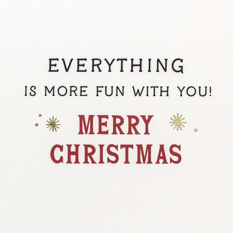 Everything Is More Fun With You Christmas Card for Kids, , large image number 2