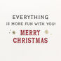 Everything Is More Fun With You Christmas Card for Kids, , large image number 2