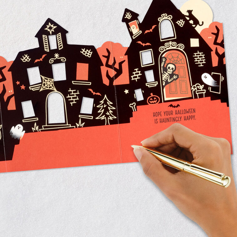 Haunted House Halloween Card, , large image number 7