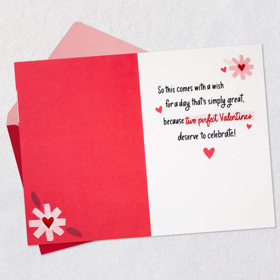 Two Perfect Valentines Valentine's Day Card for Daughter and Husband, , large image number 3