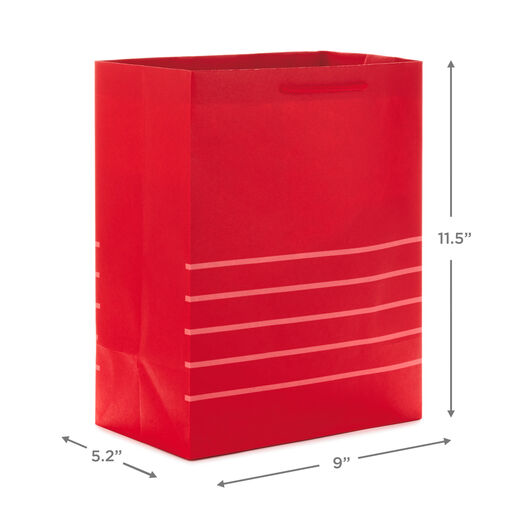 11.5" Red 3-Pack Gift Bags, 
