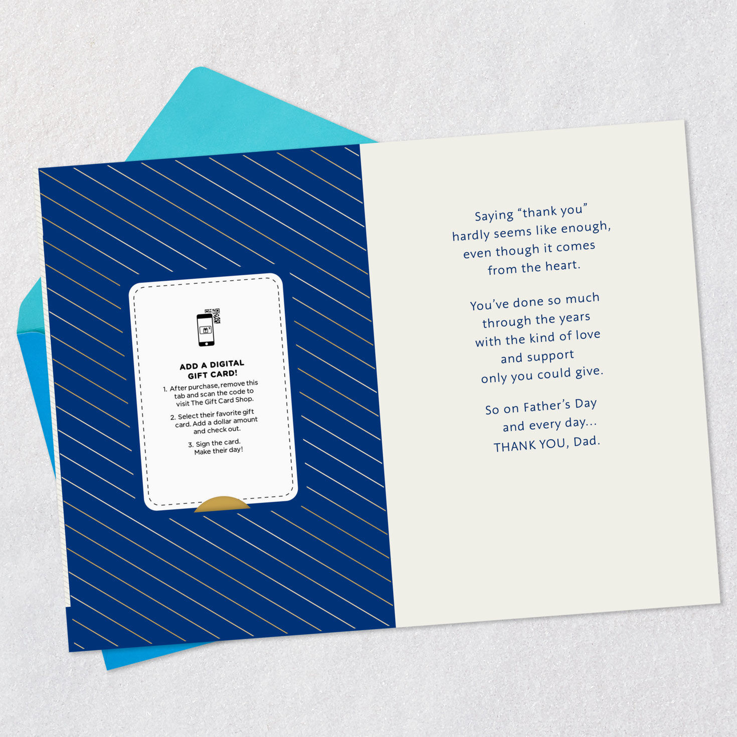 You're Loved and Appreciated Gift Card Greeting Father's Day Card for Dad for only USD 4.99 | Hallmark