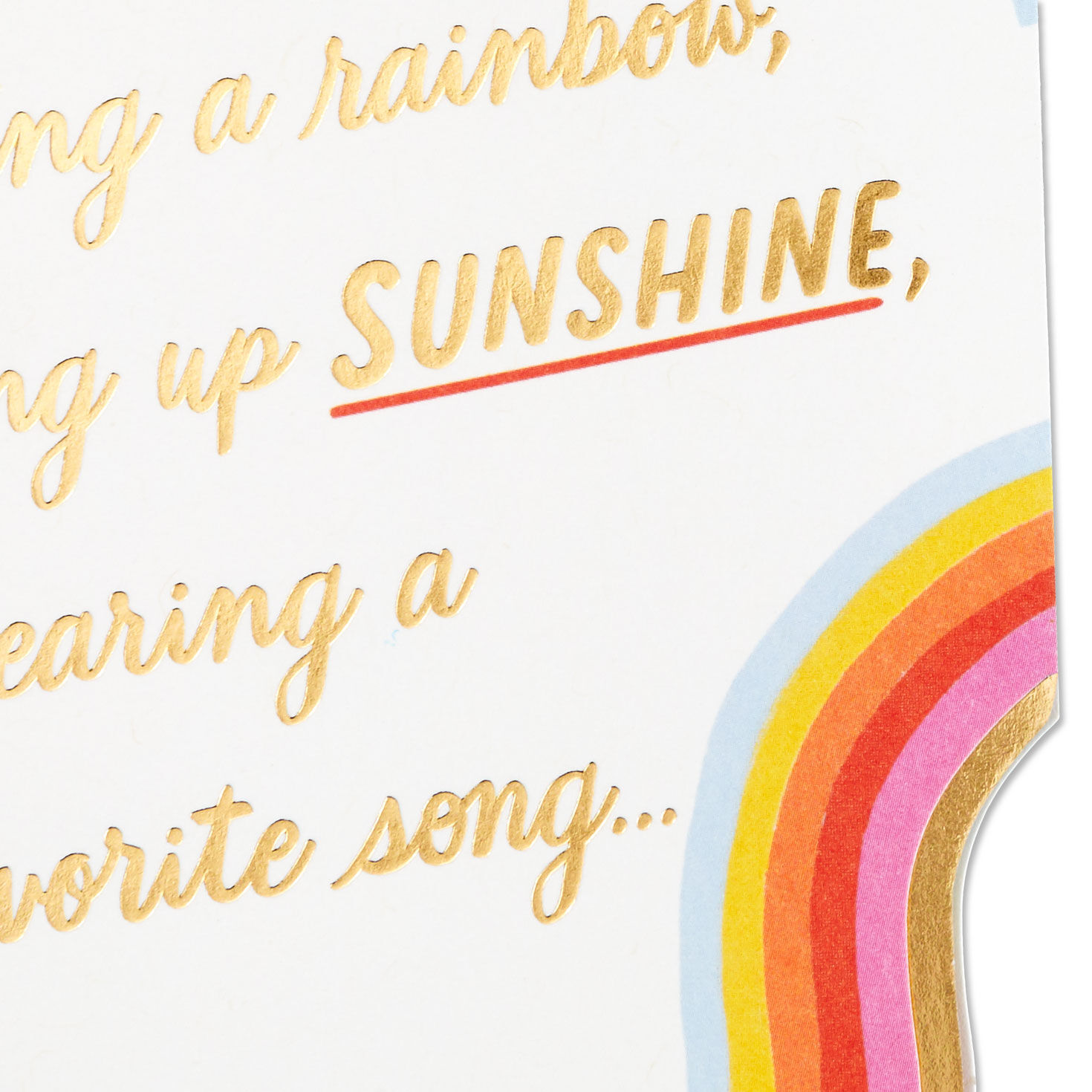 Modern Wavy Lines Birthday Card for Niece Card Front Detail image number 4