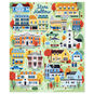 Gilmore Girls Stars Hollow Map Fleece Throw Blanket Flat image number 2