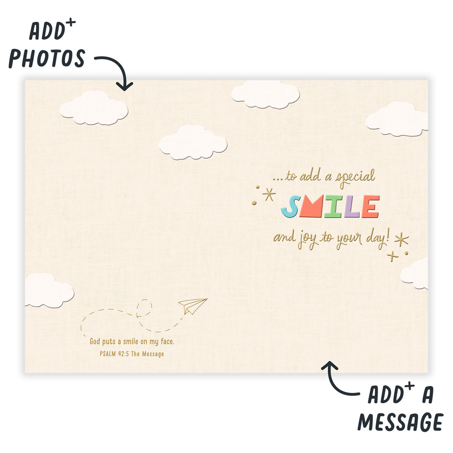 Blessing of Happy Religious Personalized Card  image number 3