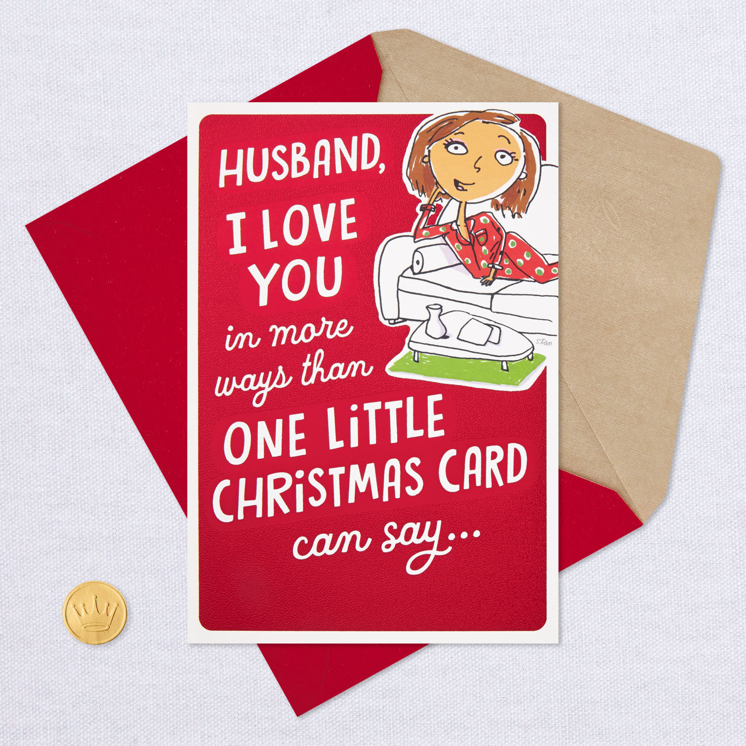 Love You in So Many Ways Christmas Card for Husband With Mini Cards