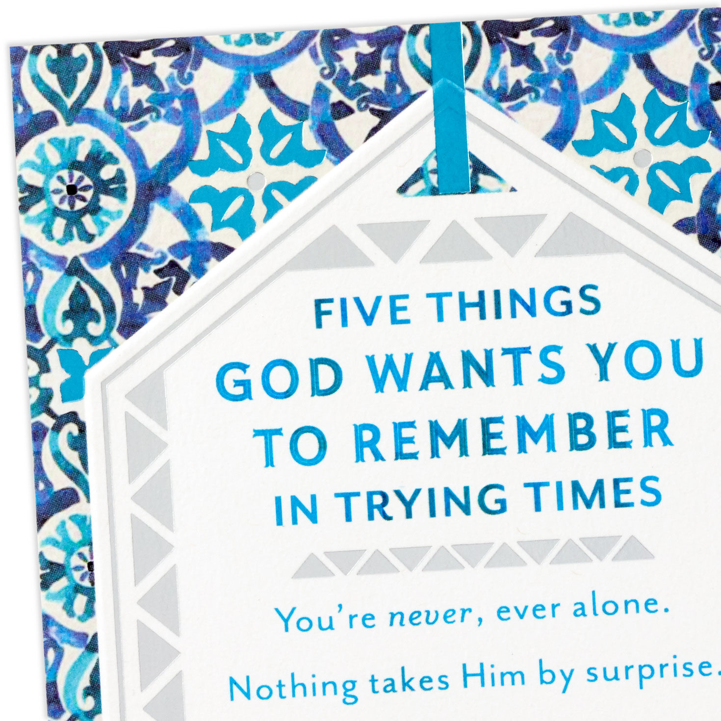 God Is Your Strength Religious Encouragement Card  image number 5