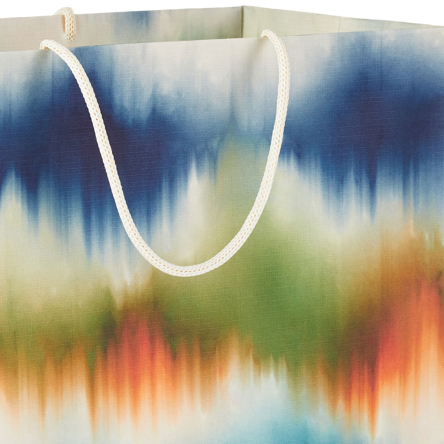 Watercolor Ikat Large Gift Bag Handle Detail image number 4