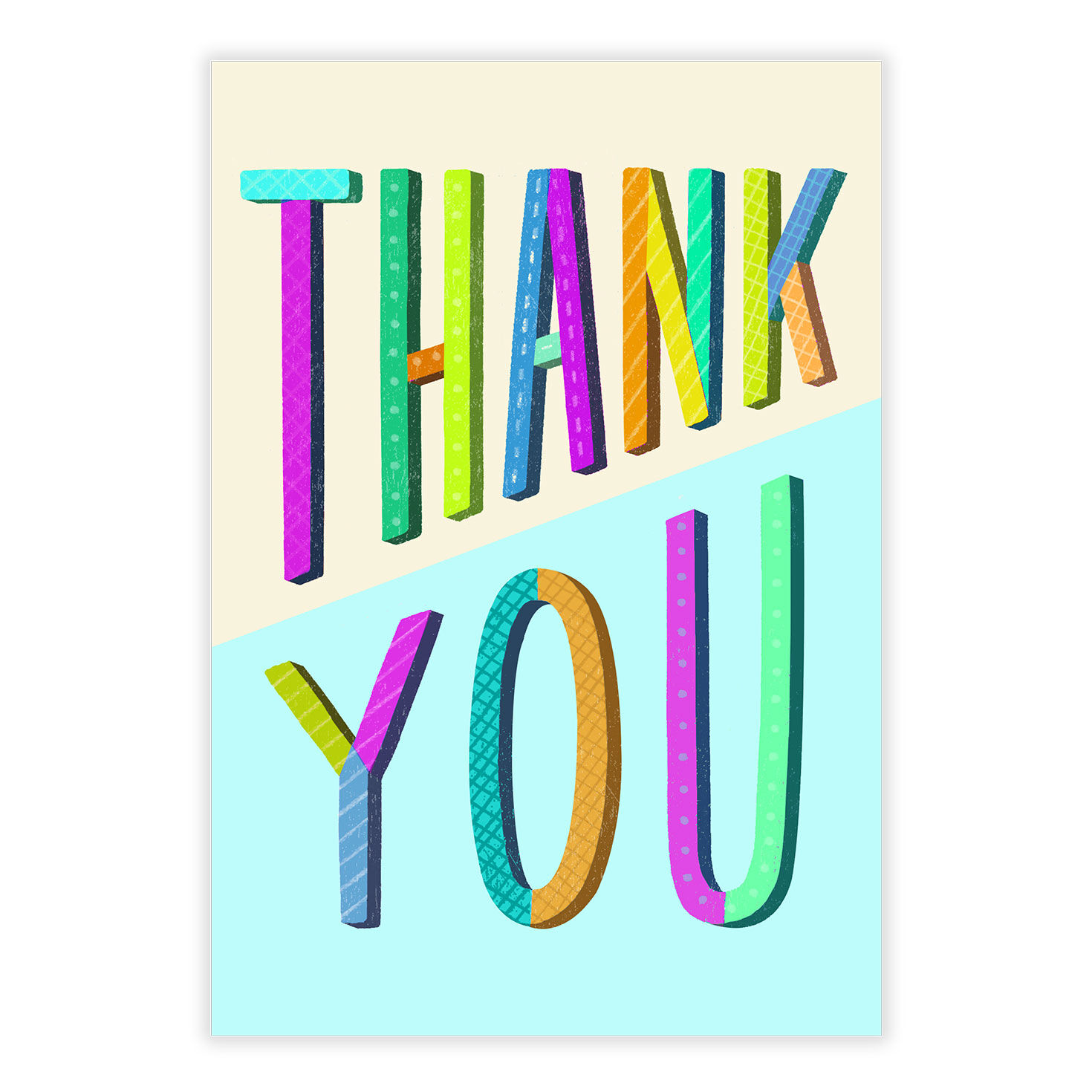 Bright and Bold ThankYou eCard eCards Hallmark
