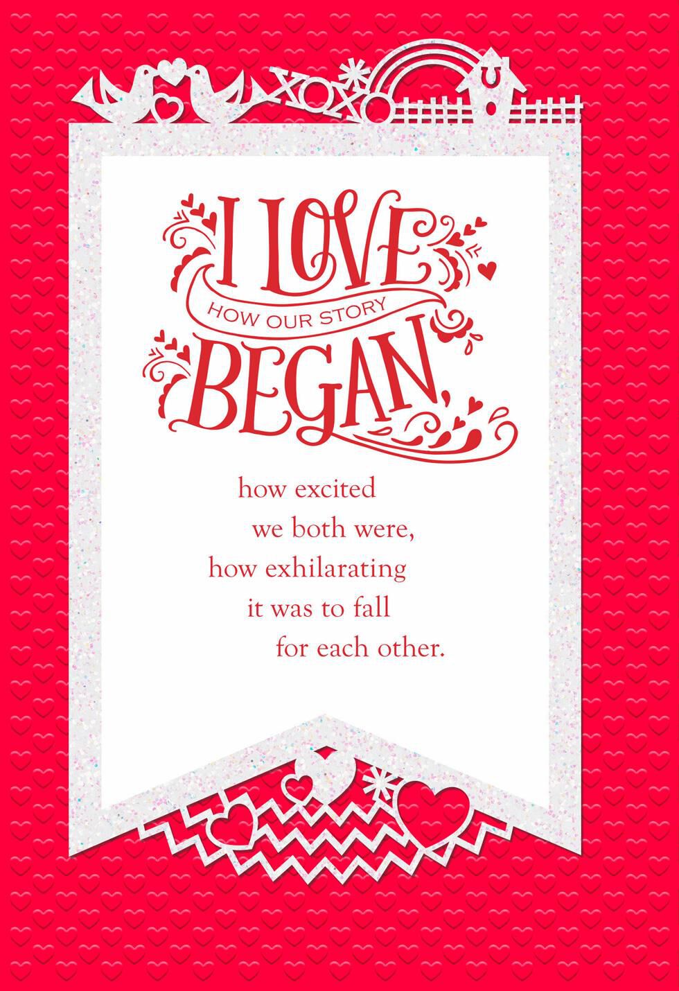 The Story of Us Valentine's Day Card