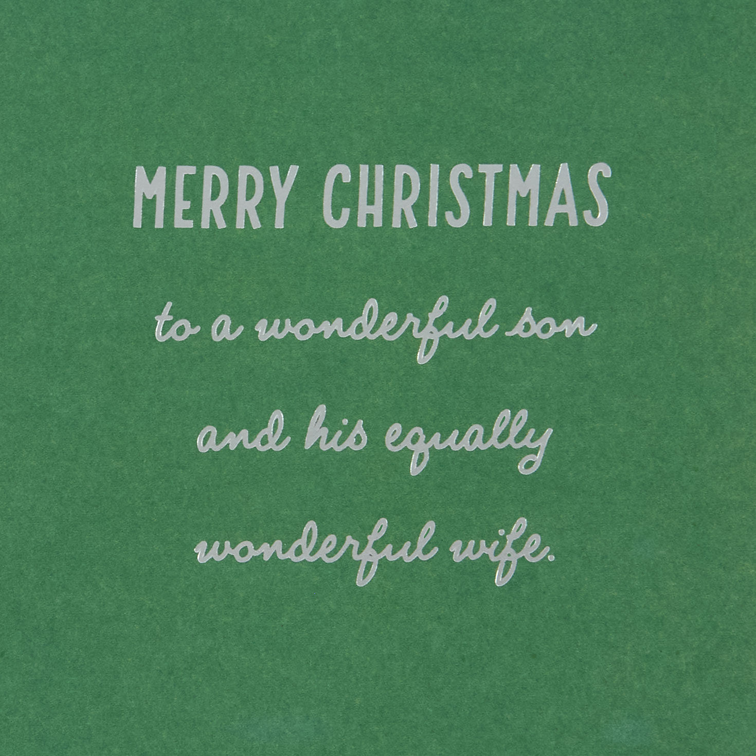 Holiday Ornaments Christmas Card for Son and His Wife Sentiment image number 2