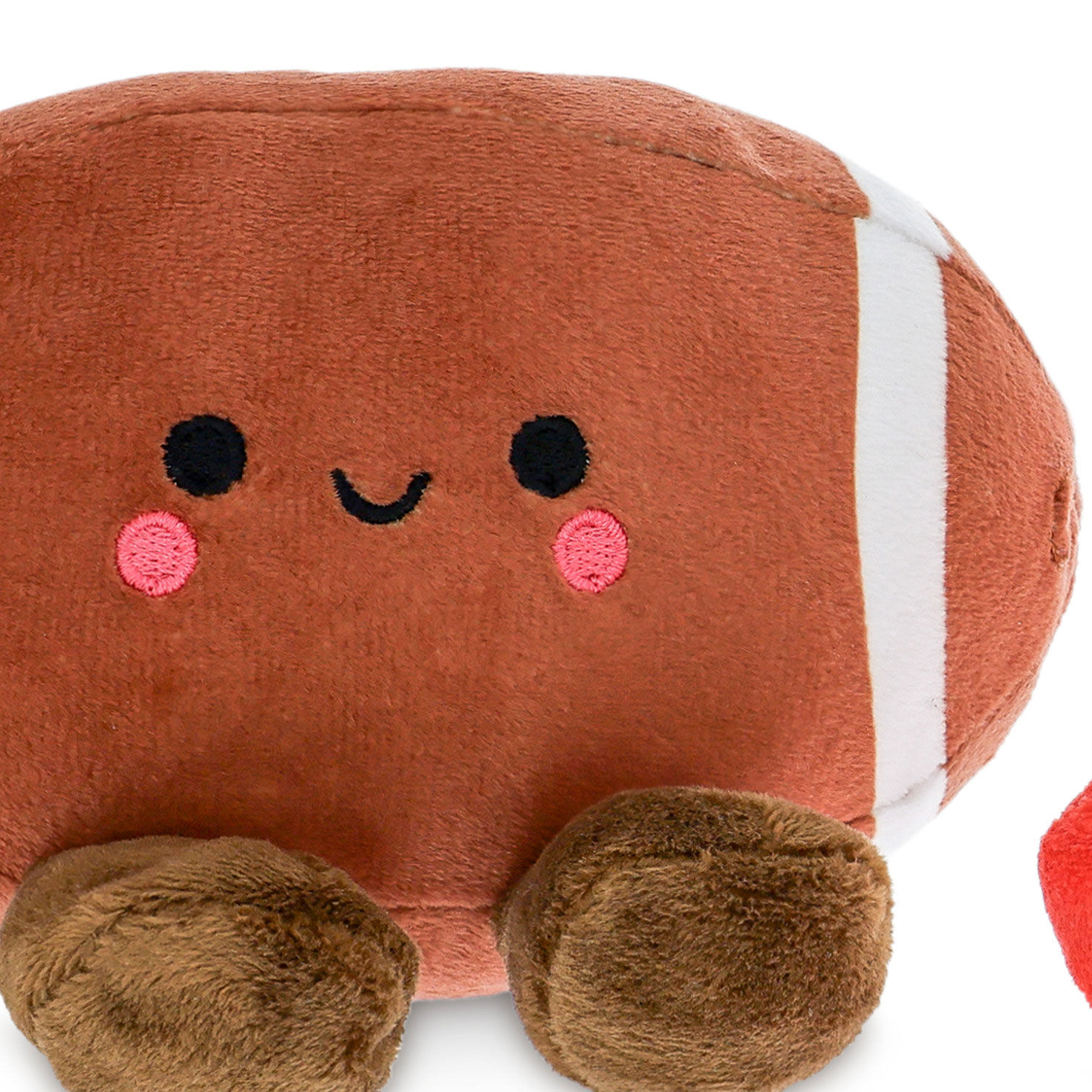 Football and Helmet Magnetic Plush Toys closeup detail image number 5