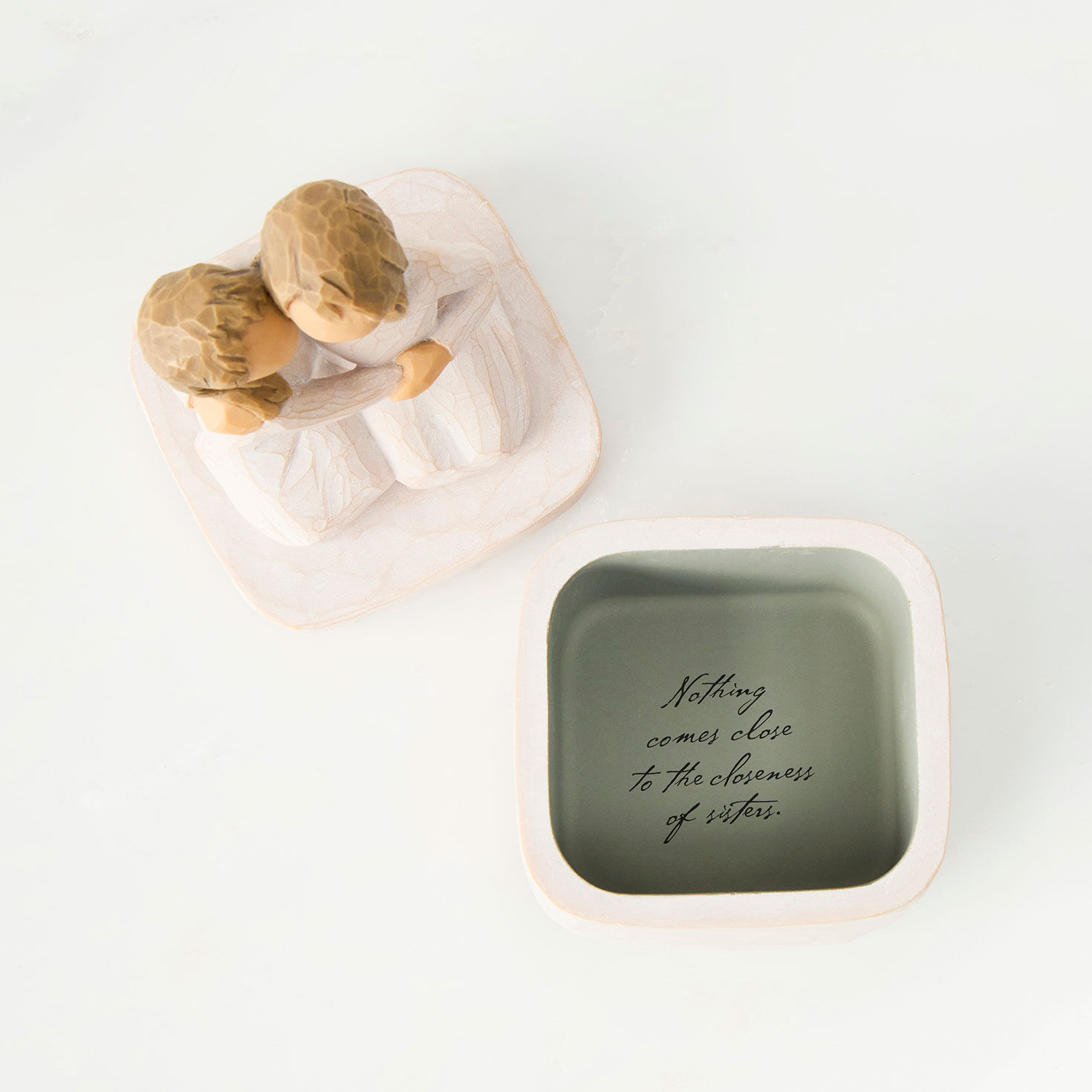 Willow Tree Sister Mine Figurine Trinket Box Trays Boxes Hallmark
