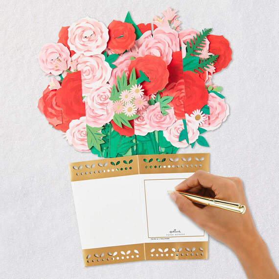 Jumbo Flower Bouquet 3D Pop-Up Card, , large image number 6
