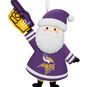 Minnesota Vikings Santa Fan Christmas Ornament closeup view image number 5