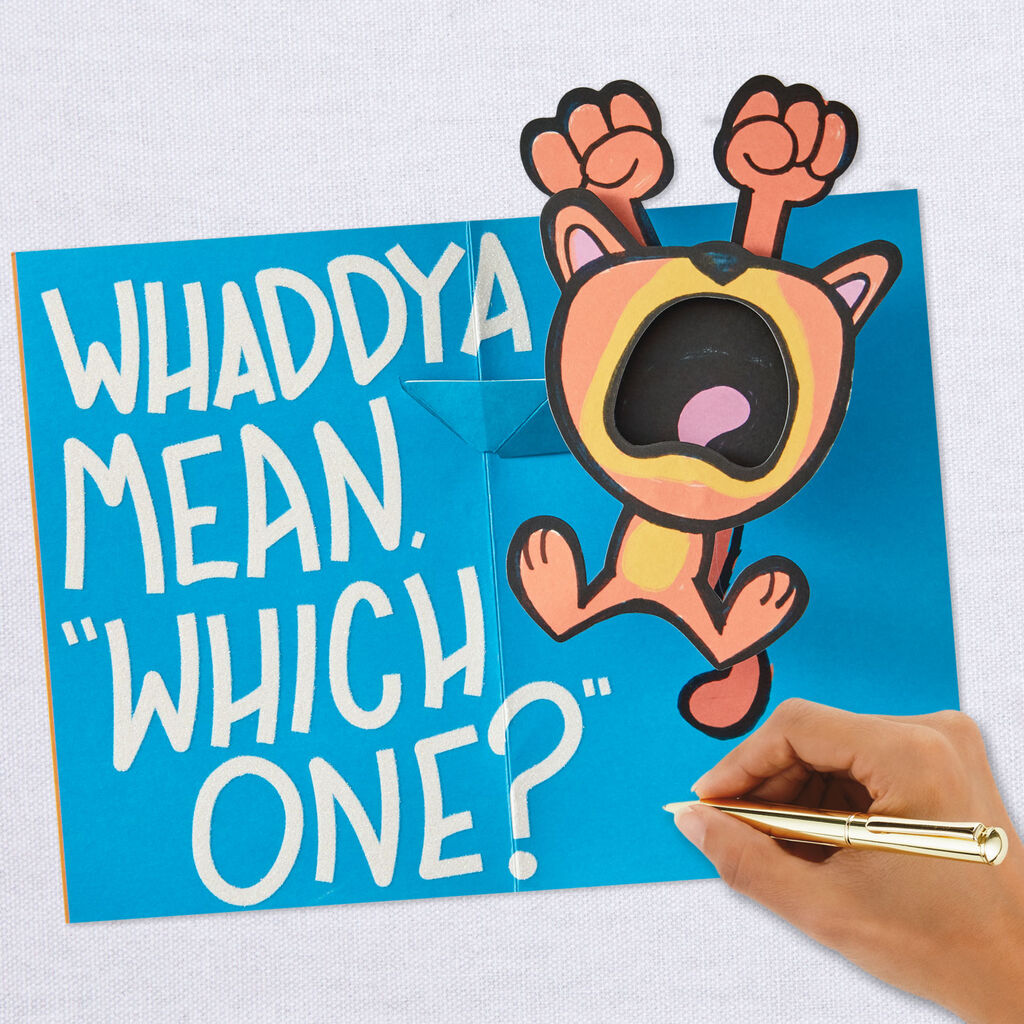 From Your Favorite Kid Funny Pop Up Birthday Card For Mom