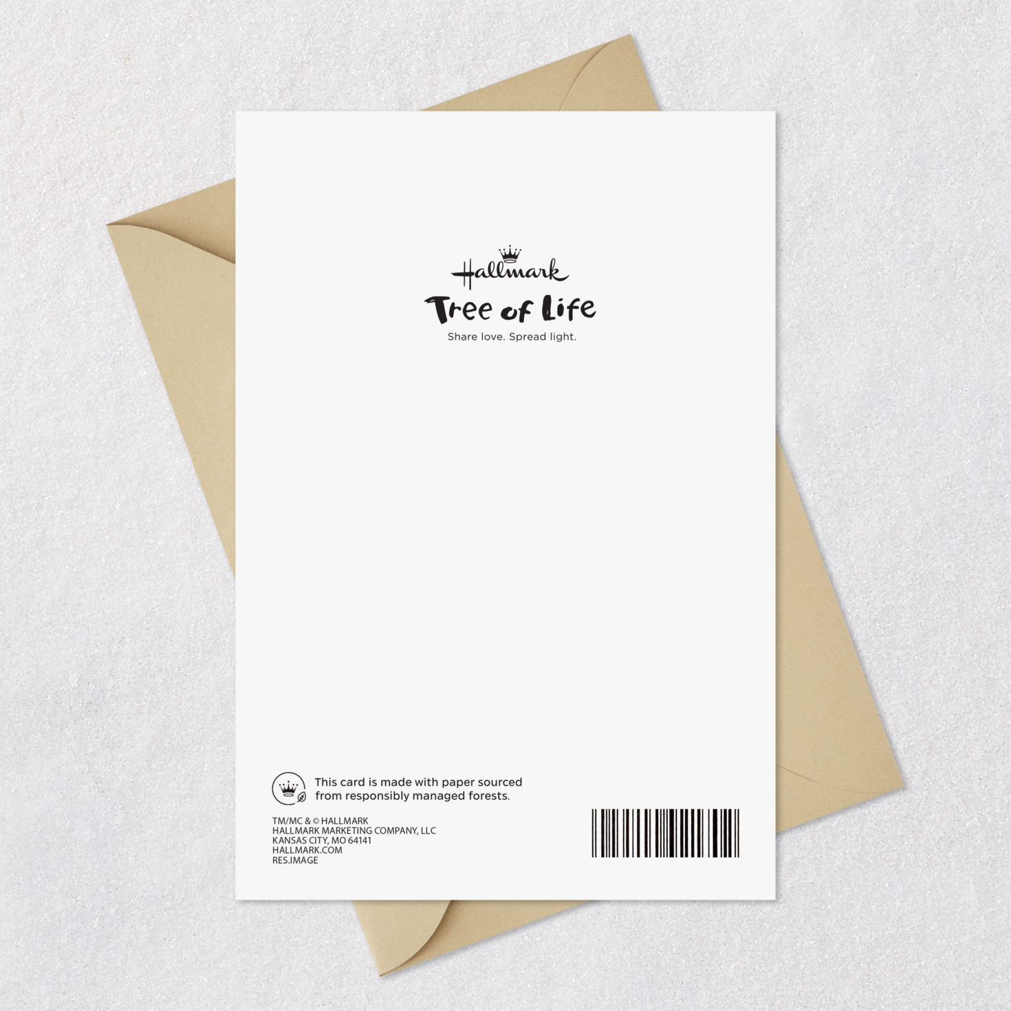 Star of David and Flowers Rosh Hashanah Card Card Back with Envelope image number 7