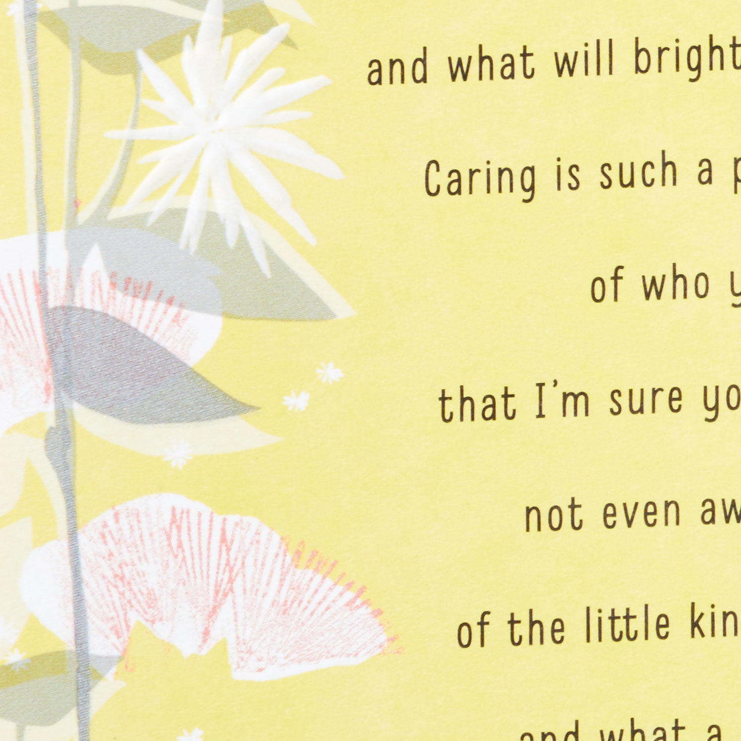 Flowers and Butterfly Thank-You Card Card Front Detail image number 4