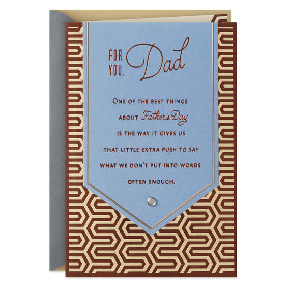 Appreciated and Loved Father's Day Card for Dad, , large image number 1