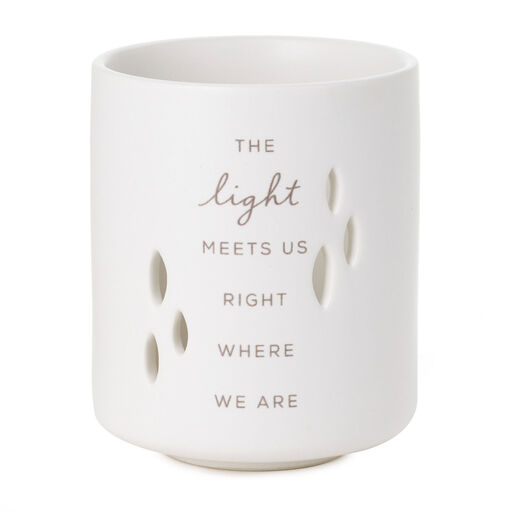 The Light Meets Us Candle Holder, 