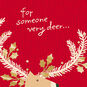 Gold Deer on Red Money Holder Christmas Cards Pack Cover Detail image number 5