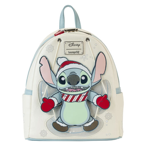 Loungefly Stitch Snow Angel Mini Backpack, 
