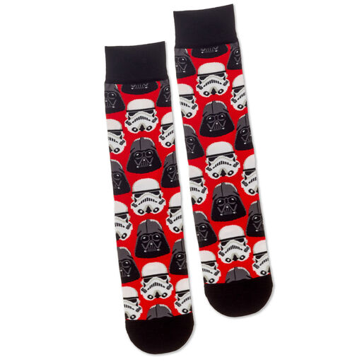 Star Wars™ Darth Vader™ and Stormtrooper™ Helmet Novelty Crew Socks, 