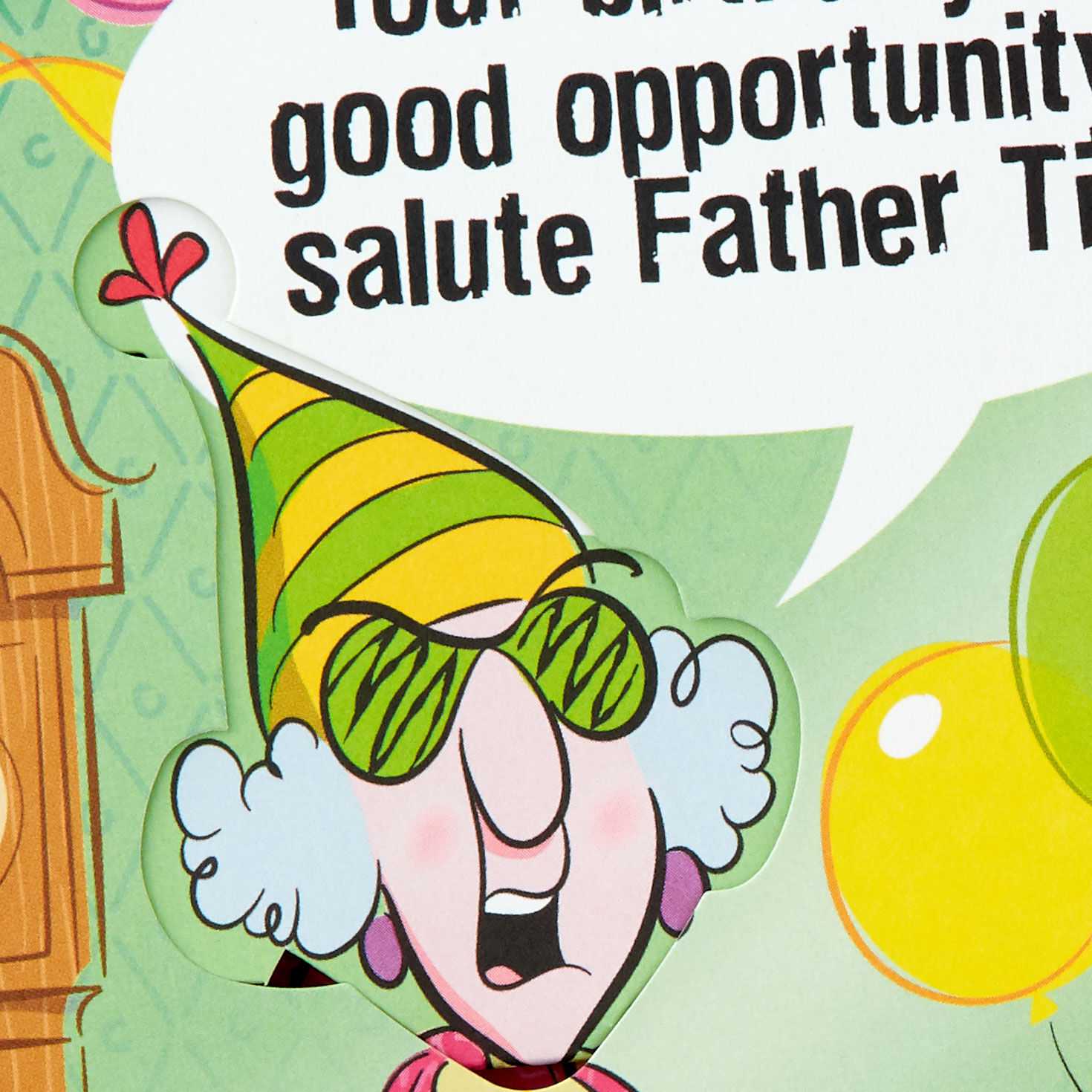 Maxine and Floyd Funny Pop-Up Birthday Card Card Front Detail image number 4